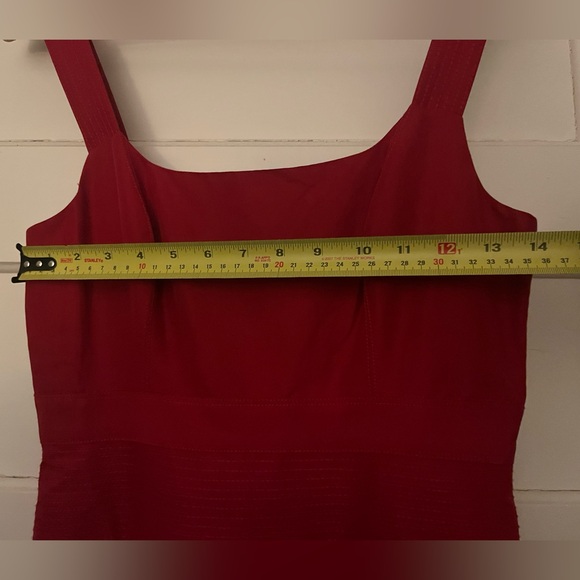 Holiday red faille J.Crew dress size 2 - Picture 6 of 6